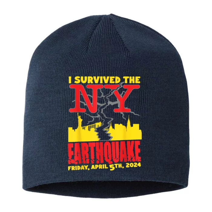 I Survived The Nyc Earthquake 8 1/2in Sustainable Knit Beanie