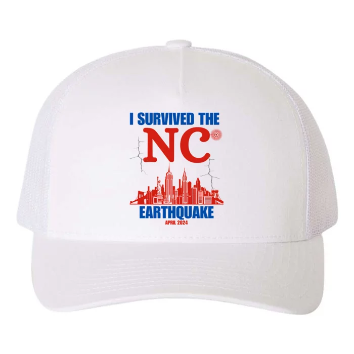 I Survived The Nyc Earthquake April 5 2024 Yupoong Adult 5-Panel Trucker Hat