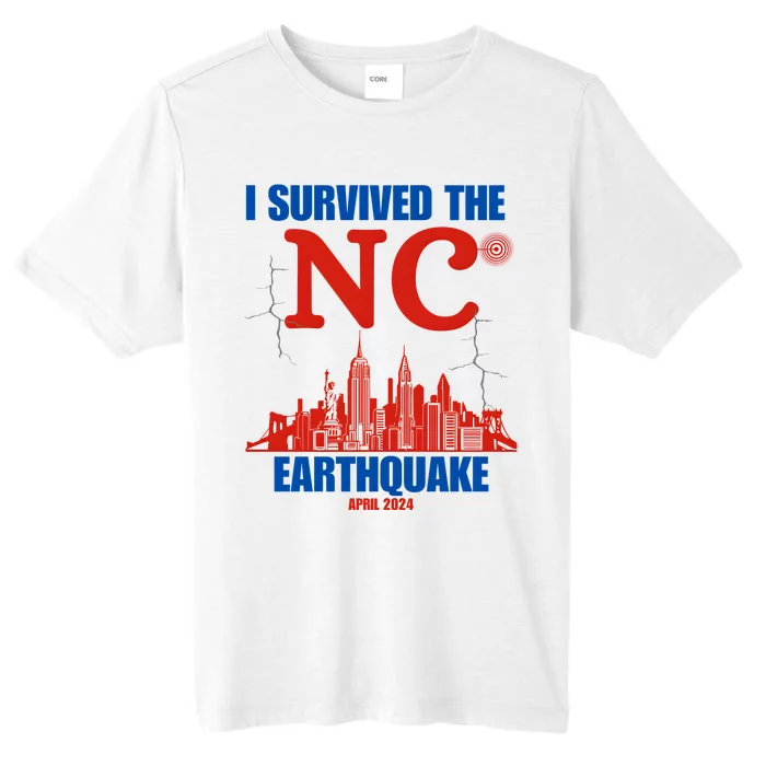 I Survived The Nyc Earthquake April 5 2024 ChromaSoft Performance T-Shirt