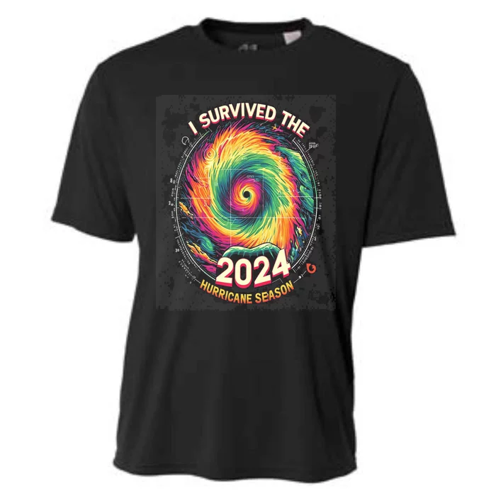 I Survived The 2024 Hurricane Season Cooling Performance Crew T-Shirt