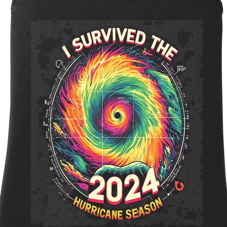 I Survived The 2024 Hurricane Season Ladies Essential Tank