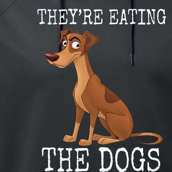 In Springfield TheyRe Eating The Dogs Debate 2024 Performance Fleece Hoodie