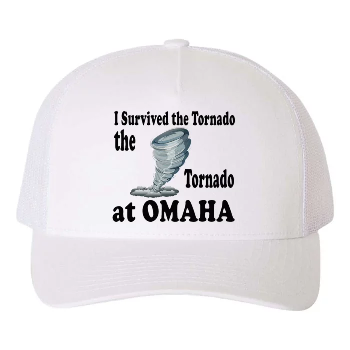 I Survived The Tornado At Omaha Funny Natural Disaster Yupoong Adult 5-Panel Trucker Hat