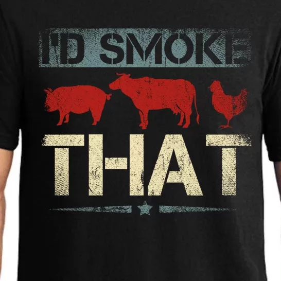 Id Smoke That Barbecue Meaningful Gift Pajama Set