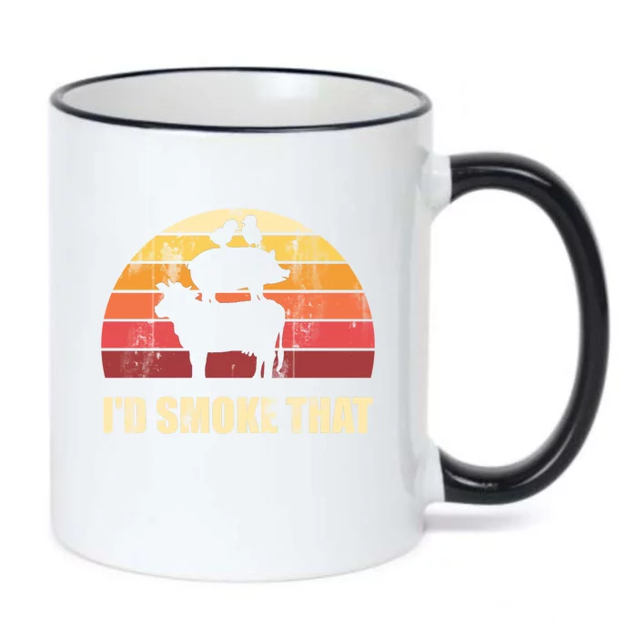 Id Smoke That Barbecue Gift Black Color Changing Mug