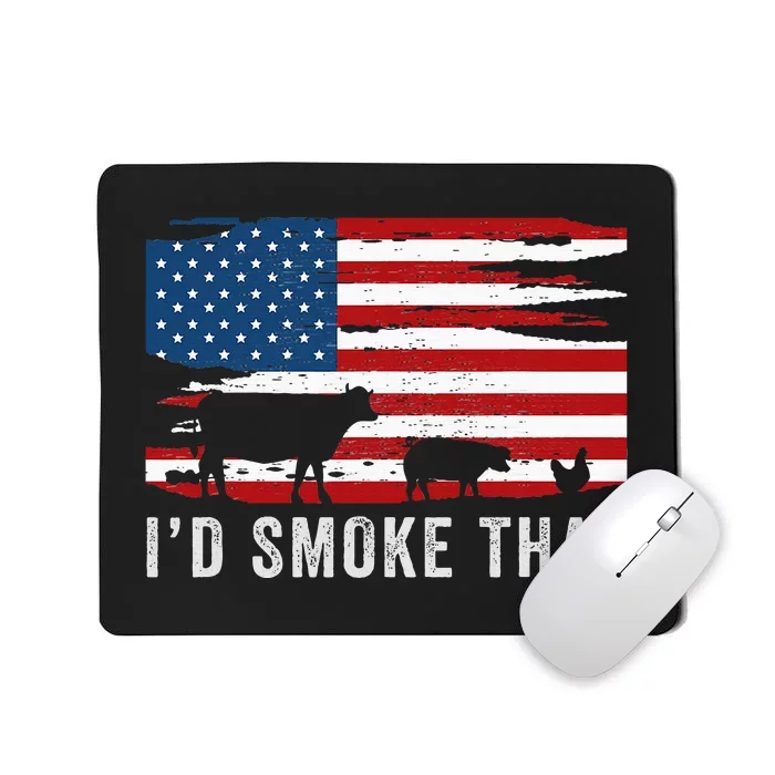 Id Smoke That Barbecue Mousepad