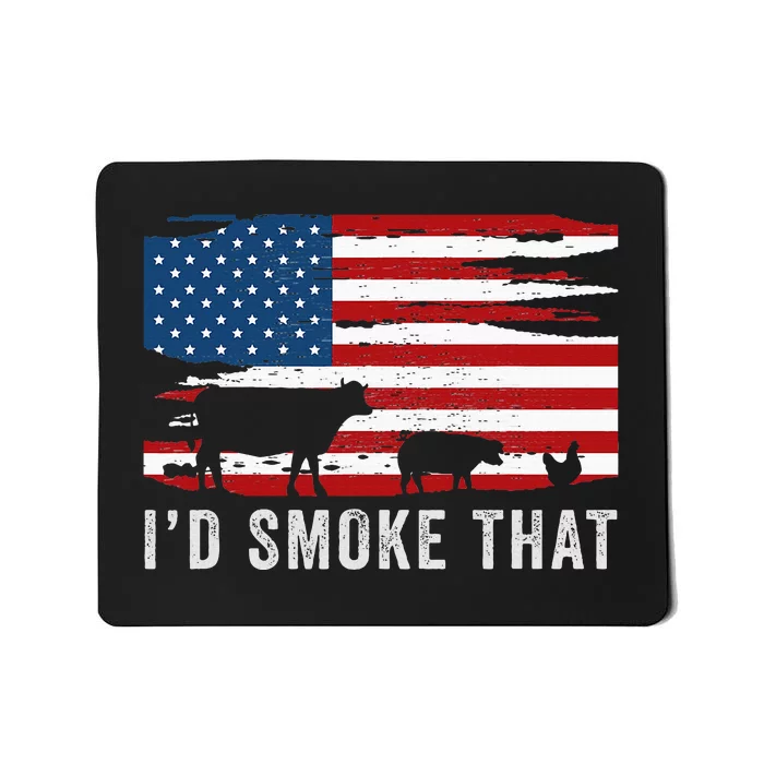 Id Smoke That Barbecue Mousepad