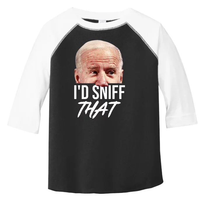 I'd Sniff That Funny Joe Biden Toddler Fine Jersey T-Shirt