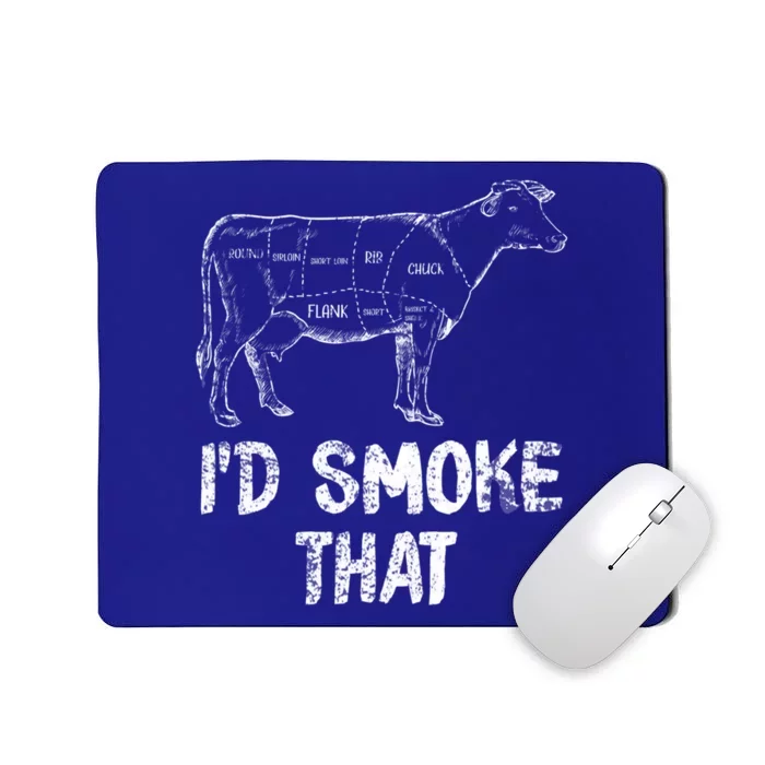 Id Smoke That Bbq Meaningful Gift Mousepad