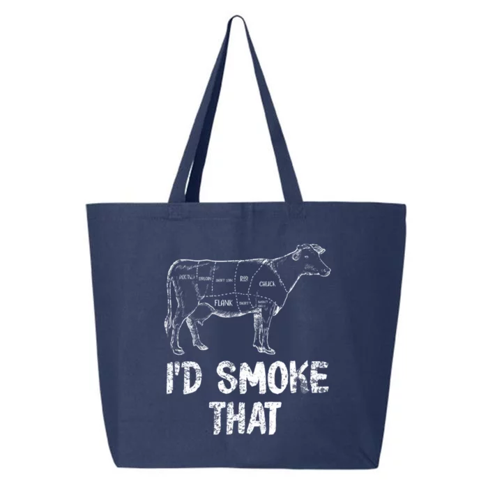 Id Smoke That Bbq Meaningful Gift 25L Jumbo Tote