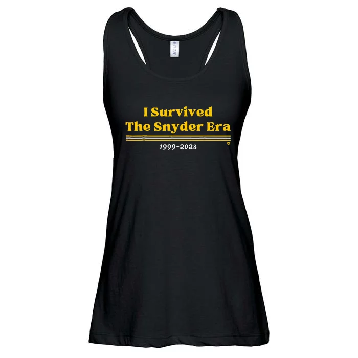 I Survived The Snyder Era Design Vintage Ladies Essential Flowy Tank