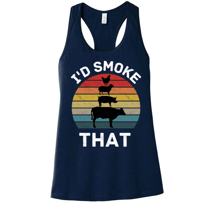 Id Smoke That Women's Racerback Tank