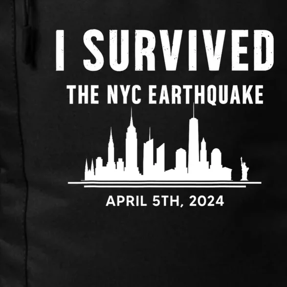 I Survived The Nyc Earthquake 2024 Daily Commute Backpack