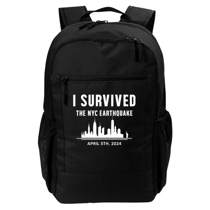 I Survived The Nyc Earthquake 2024 Daily Commute Backpack