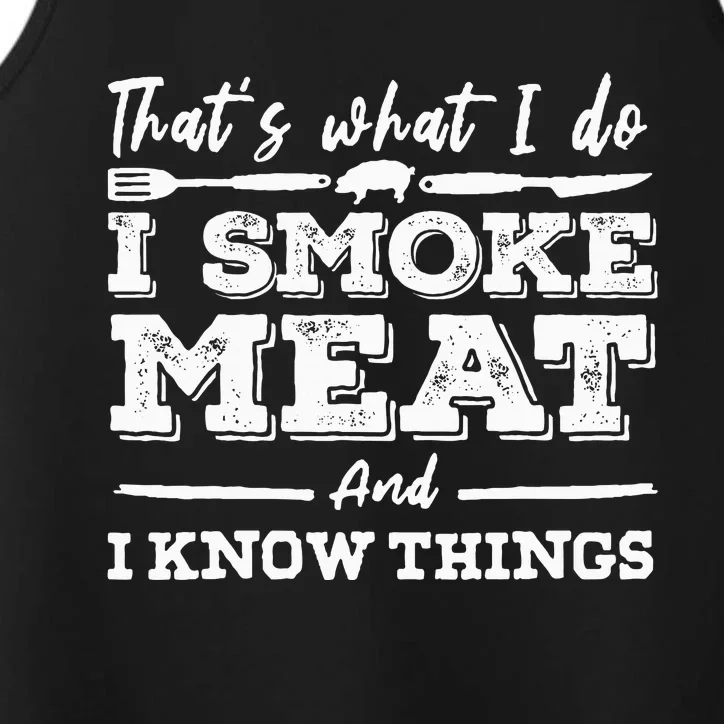 ID Smoke That Funny Meat Bbq Season Smoker & Grilling Performance Tank