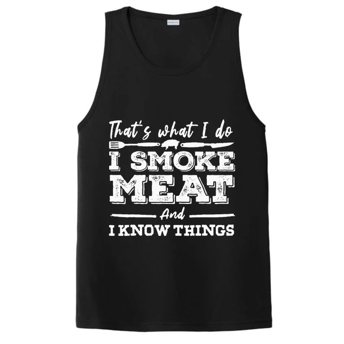 ID Smoke That Funny Meat Bbq Season Smoker & Grilling Performance Tank