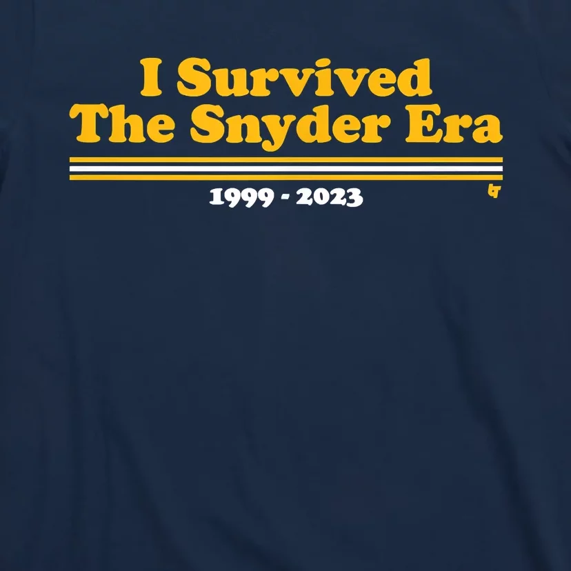 I Survived The Snyder Era Washington D.C. Football T-Shirt