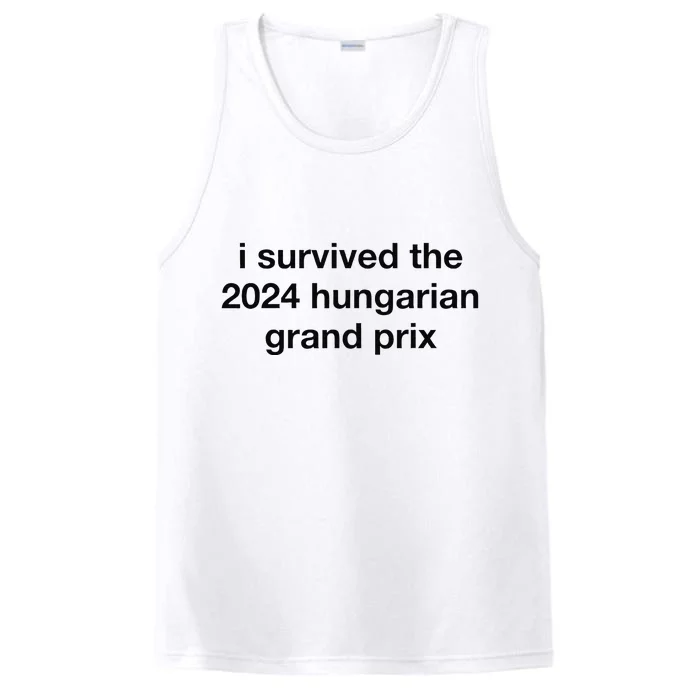 I Survived The 2024 Hungarian Grand Prix Performance Tank