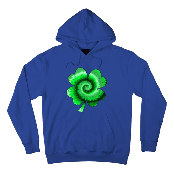 Irish Shamrock Tie Dye Happy St Patrick's Day Go Lucky Gift Hoodie