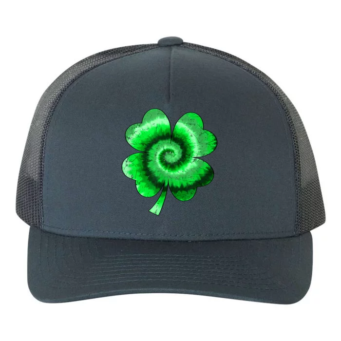 Irish Shamrock Tie Dye Happy St Patrick's Day Go Lucky Gift Yupoong Adult 5-Panel Trucker Hat