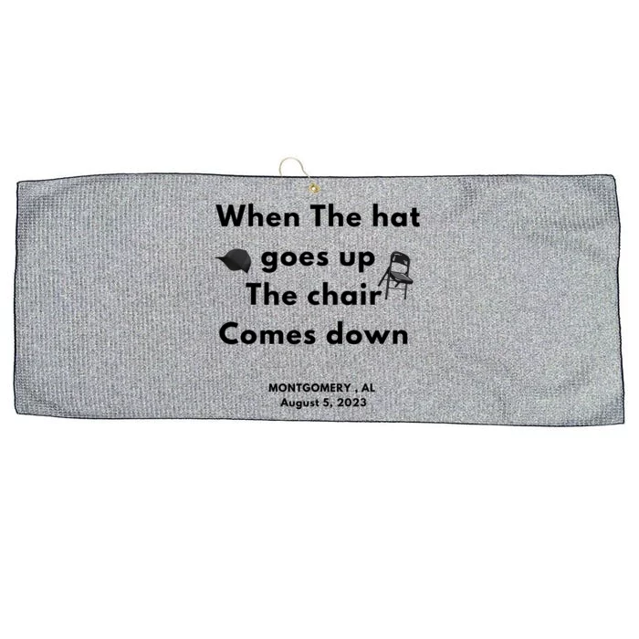 I Survived The Riverboat Brawl Alabama Funny Humorous Fight Large Microfiber Waffle Golf Towel