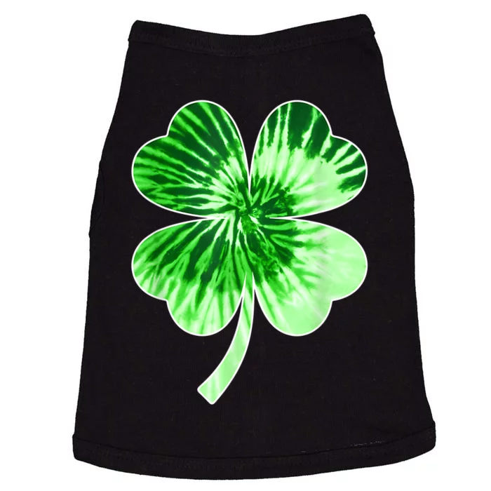 Irish Shamrock Tie Dye Happy St PatrickS Day Go Lucky Doggie Tank