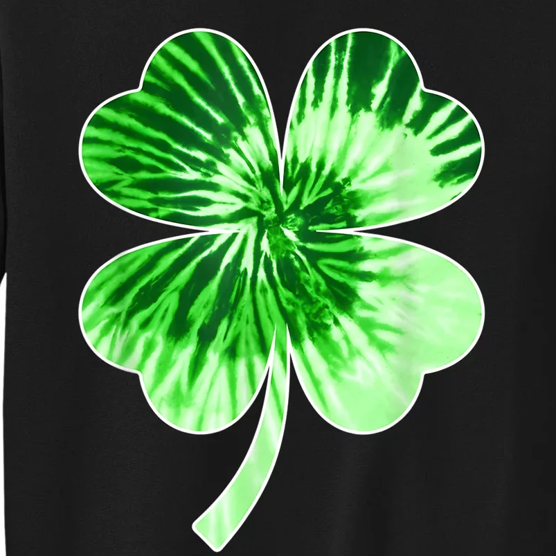 Irish Shamrock Tie Dye Happy St PatrickS Day Go Lucky Sweatshirt