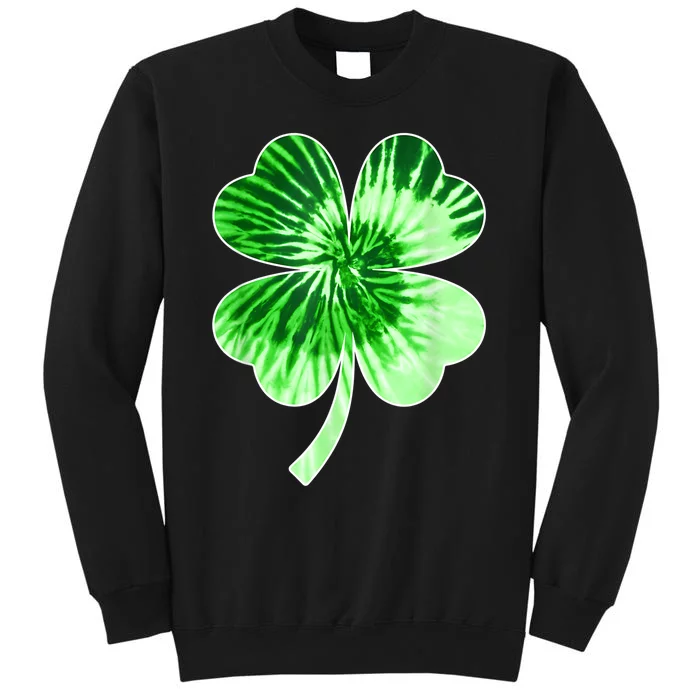 Irish Shamrock Tie Dye Happy St PatrickS Day Go Lucky Sweatshirt