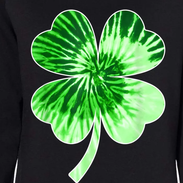 Irish Shamrock Tie Dye Happy St PatrickS Day Go Lucky Womens California Wash Sweatshirt