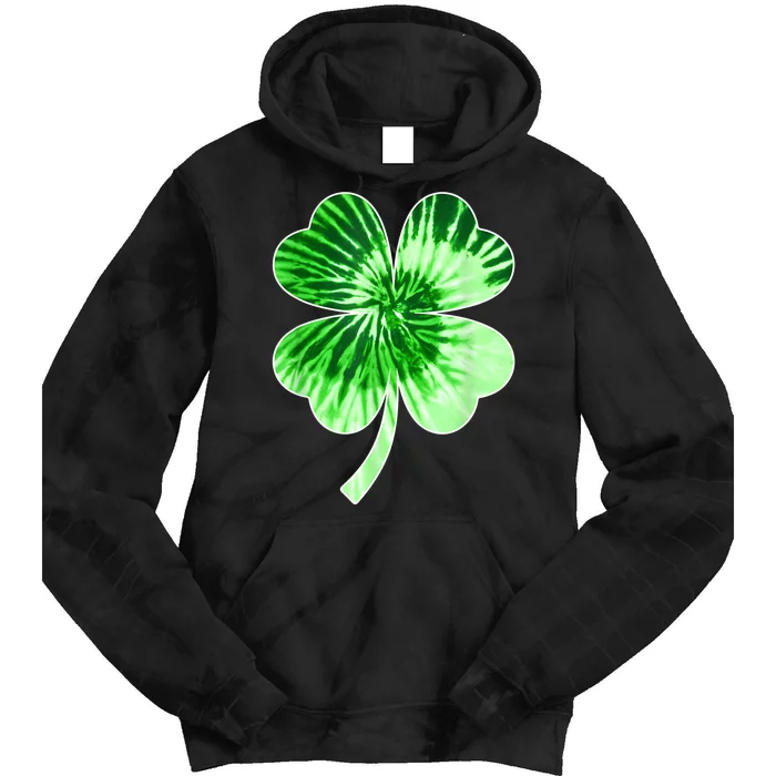 Irish Shamrock Tie Dye Happy St PatrickS Day Go Lucky Tie Dye Hoodie