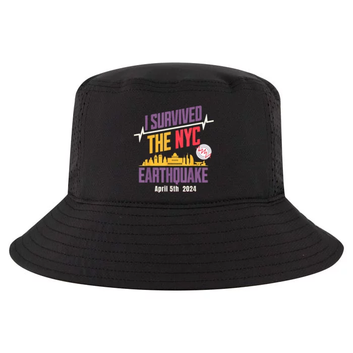 I Survived The Nyc Earthquake April 5 2024 Cool Comfort Performance Bucket Hat