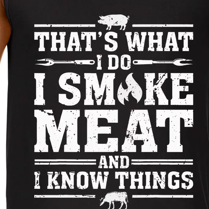 ID Smoke That Funny Meat Bbq Season Smoker & Grilling Comfort Colors® Tank Top