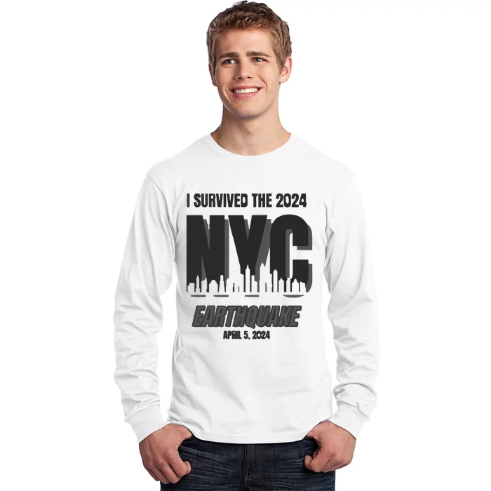 I Survived The 2024 Nyc Earthquake Long Sleeve Shirt