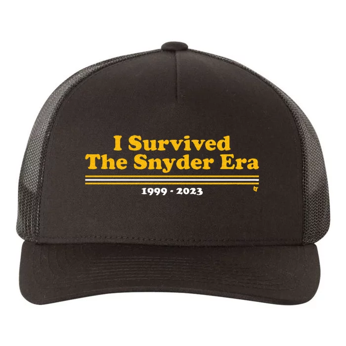 I Survived The Snyder Era Washington D.C. Football Yupoong Adult 5-Panel Trucker Hat