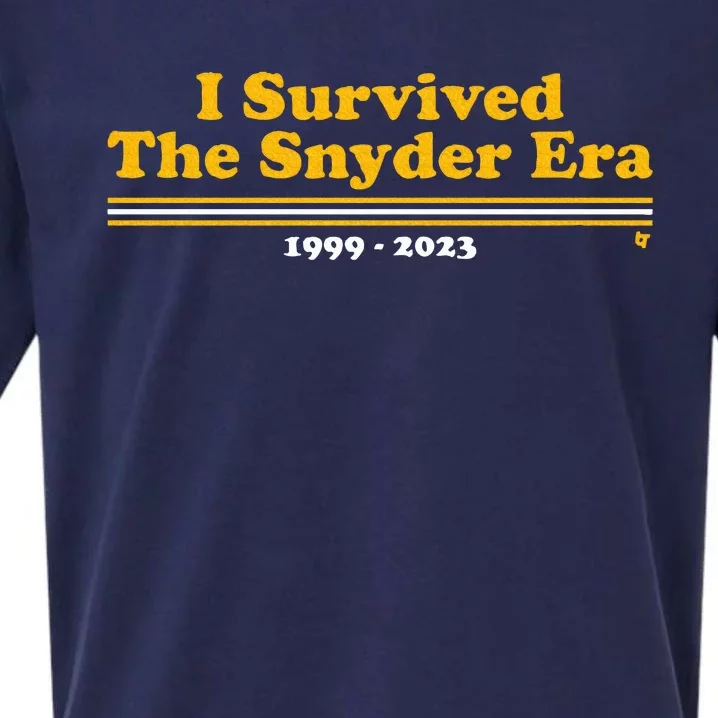 I Survived The Snyder Era Washington D.C. Football Sueded Cloud Jersey T-Shirt