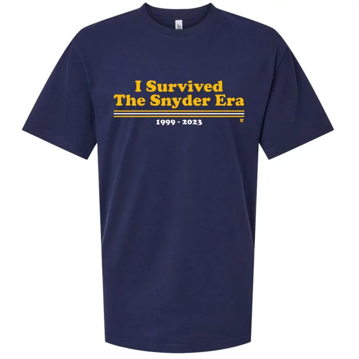 I Survived The Snyder Era Washington D.C. Football Sueded Cloud Jersey T-Shirt