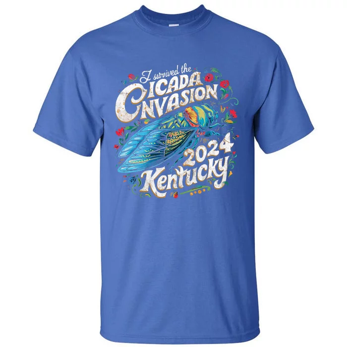 I Survived The Cicada Invasion Brood Xix Xiii Kentucky Tall T-Shirt