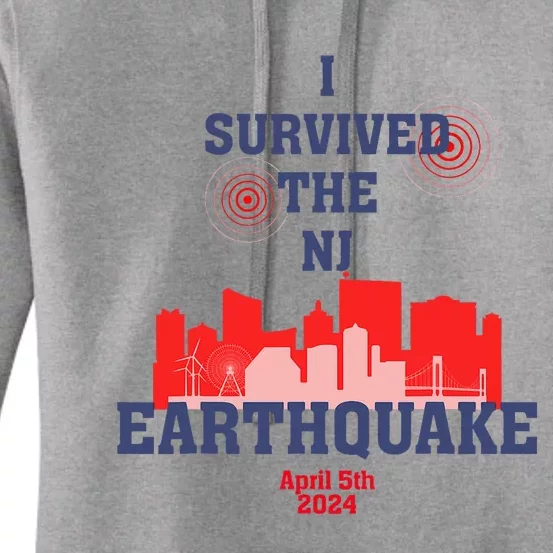 I Survived The Nj Earthquake Women's Pullover Hoodie