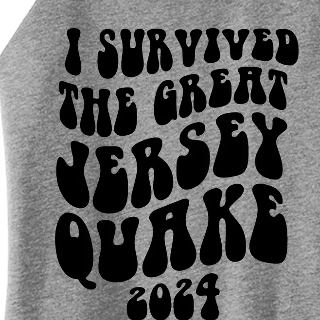 I Survived The New Jersey Earthquake Women’s Perfect Tri Rocker Tank