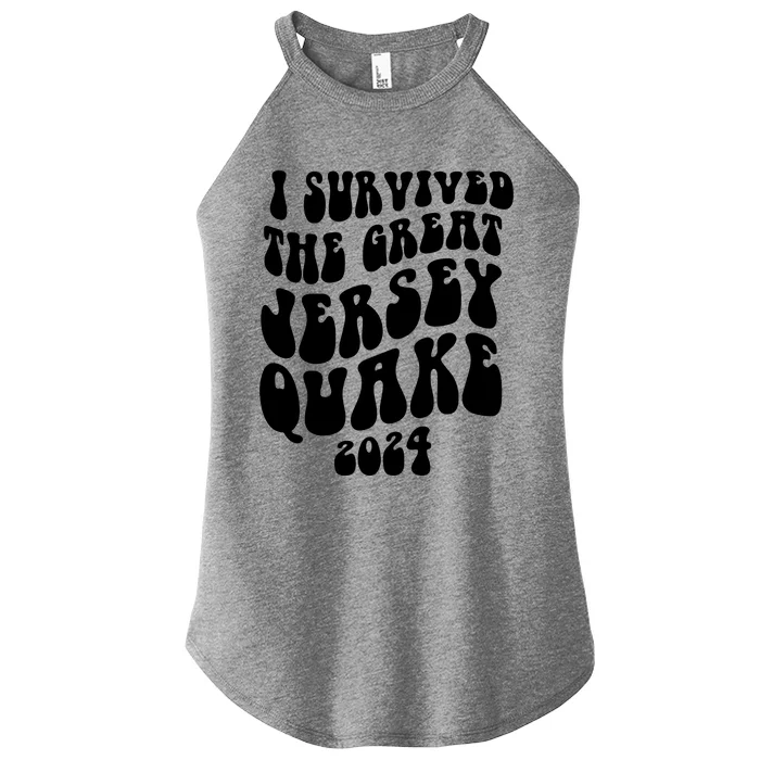 I Survived The New Jersey Earthquake Women’s Perfect Tri Rocker Tank