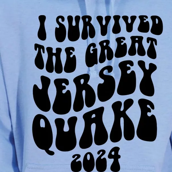 I Survived The New Jersey Earthquake Unisex Surf Hoodie