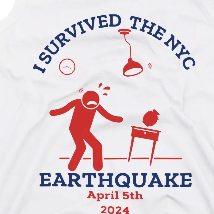 I Survived The Nyc Earthquake Funny April 5th 2024 Tank Top