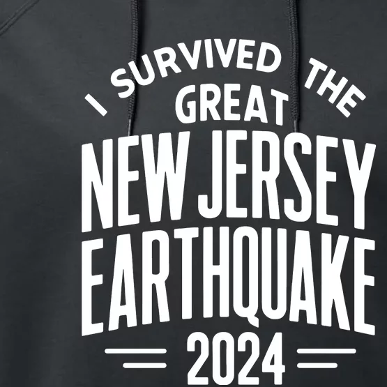 I Survived The Quake Of 2024. Performance Fleece Hoodie