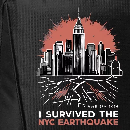 I Survived The Nyc Earthquake City Backpack