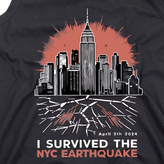 I Survived The Nyc Earthquake Tank Top