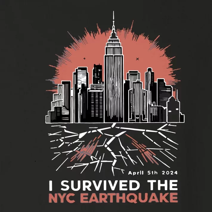 I Survived The Nyc Earthquake Toddler Long Sleeve Shirt