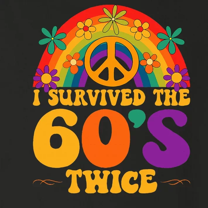 I Survived The 60s Twice Sixties 70th Birthday Toddler Long Sleeve Shirt