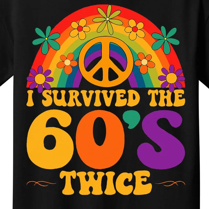 I Survived The 60s Twice Sixties 70th Birthday Kids T-Shirt