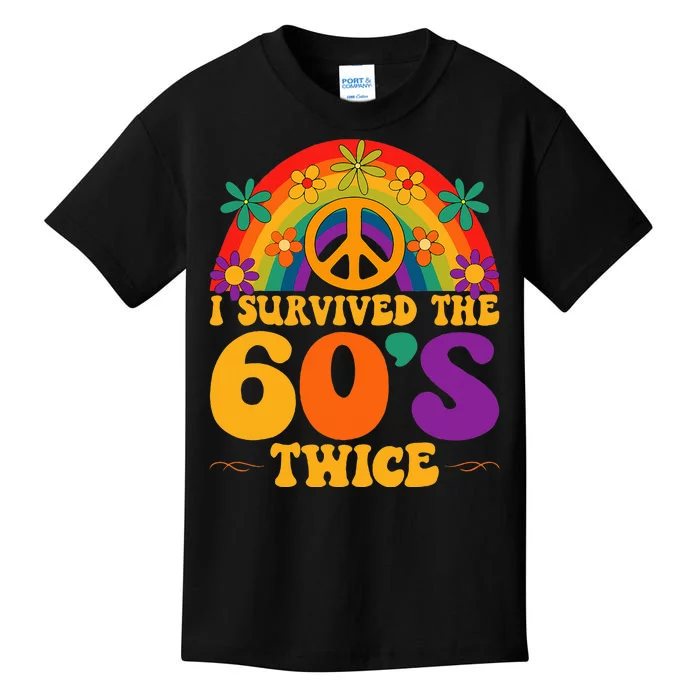 I Survived The 60s Twice Sixties 70th Birthday Kids T-Shirt