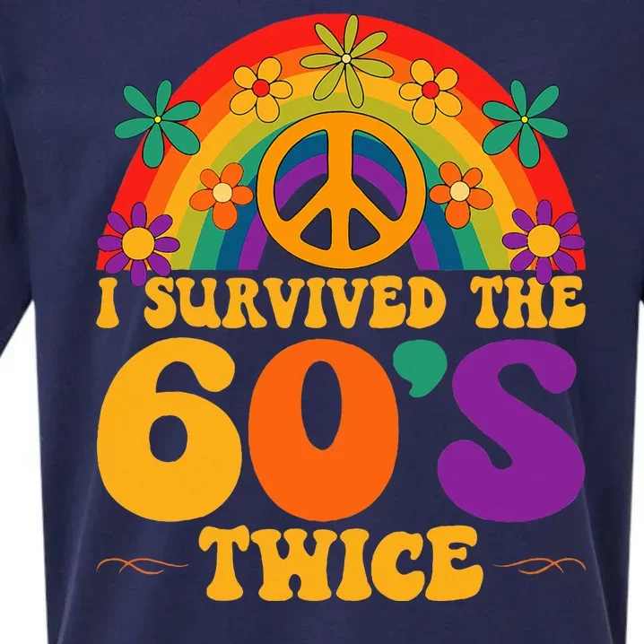 I Survived The 60s Twice Sixties 70th Birthday Sueded Cloud Jersey T-Shirt